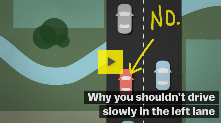 Why you shouldn't drive slow in the left lane